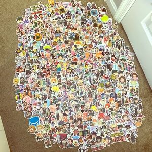 Anime sticker mystery box!! 📦